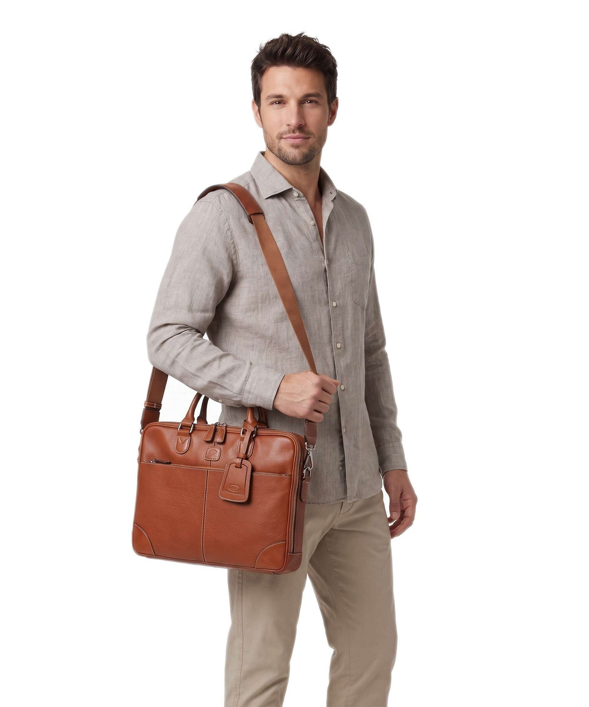 Brics Life Pelle Briefcase leather