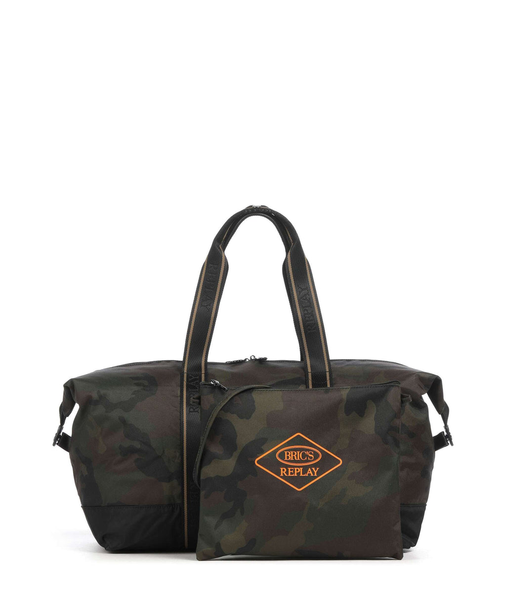 Brics X-Collection Weekend bag green camou