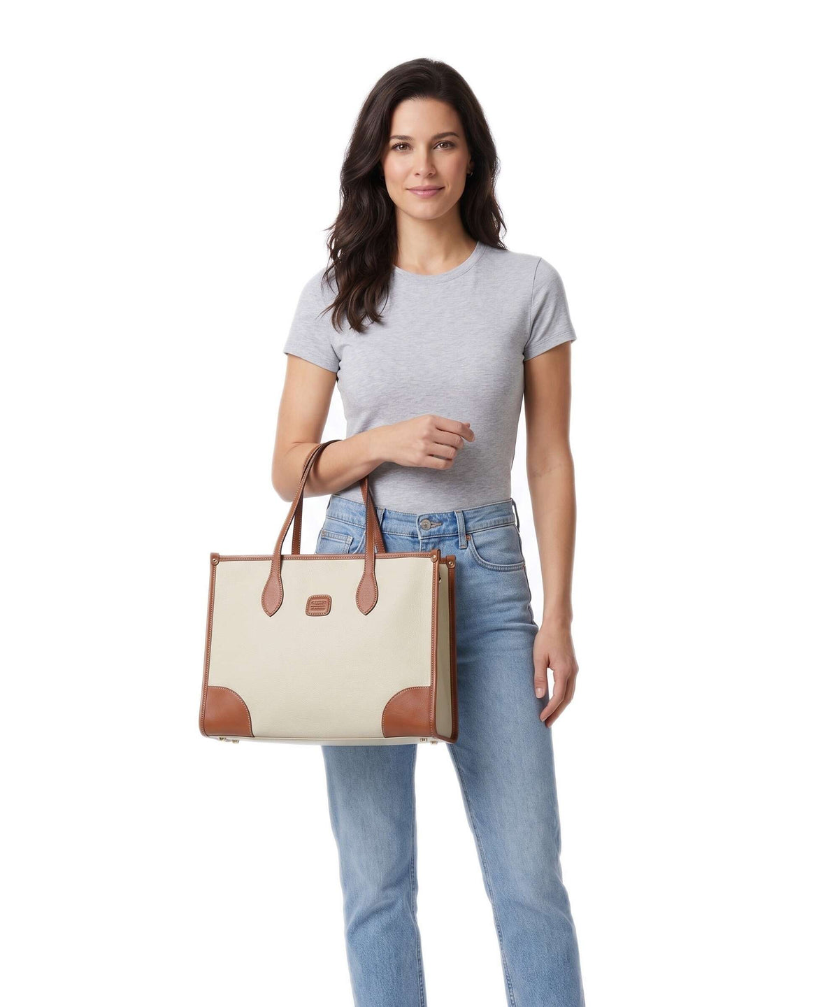 Brics Firenze Tote bag cream