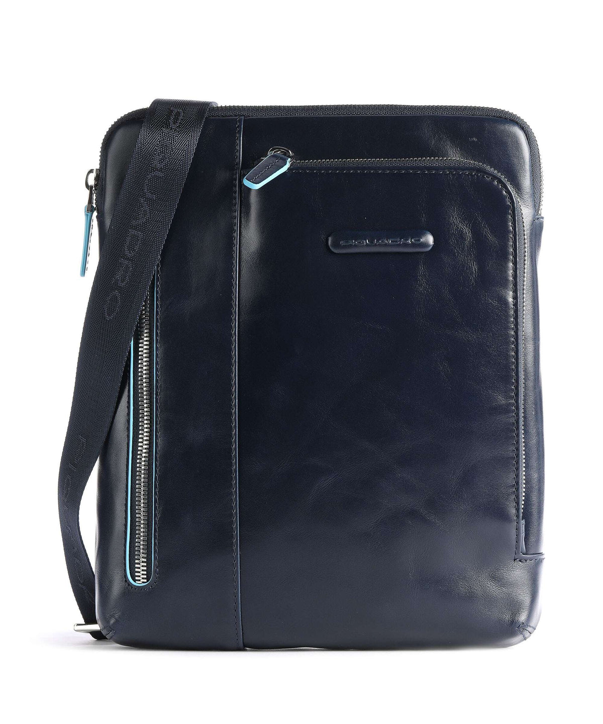 Piquadro Blue Square Crossbody bag blu