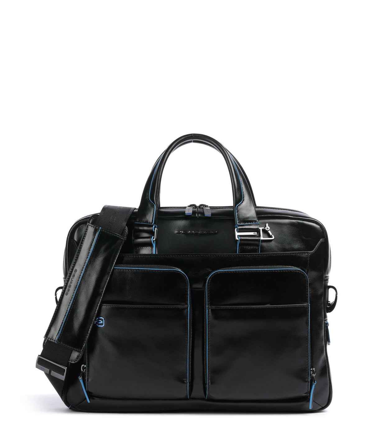 Piquadro Blue Square Briefcase nero