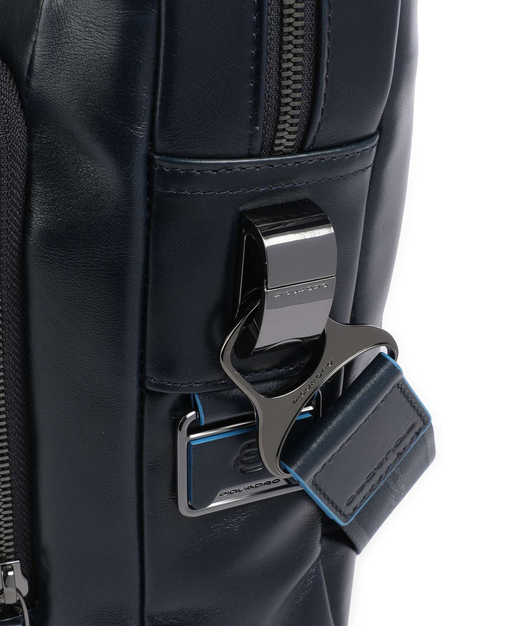 Piquadro Blue Square Briefcase blu
