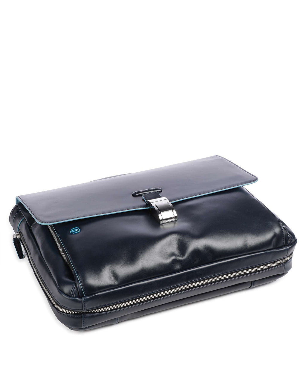 Piquadro Blue Square Briefcase blu