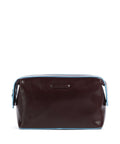 Piquadro Blue Square Toiletry bag mahogany