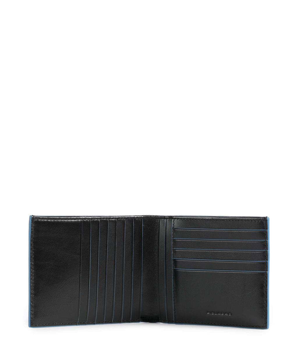 Piquadro Blue Square Credit card holder black