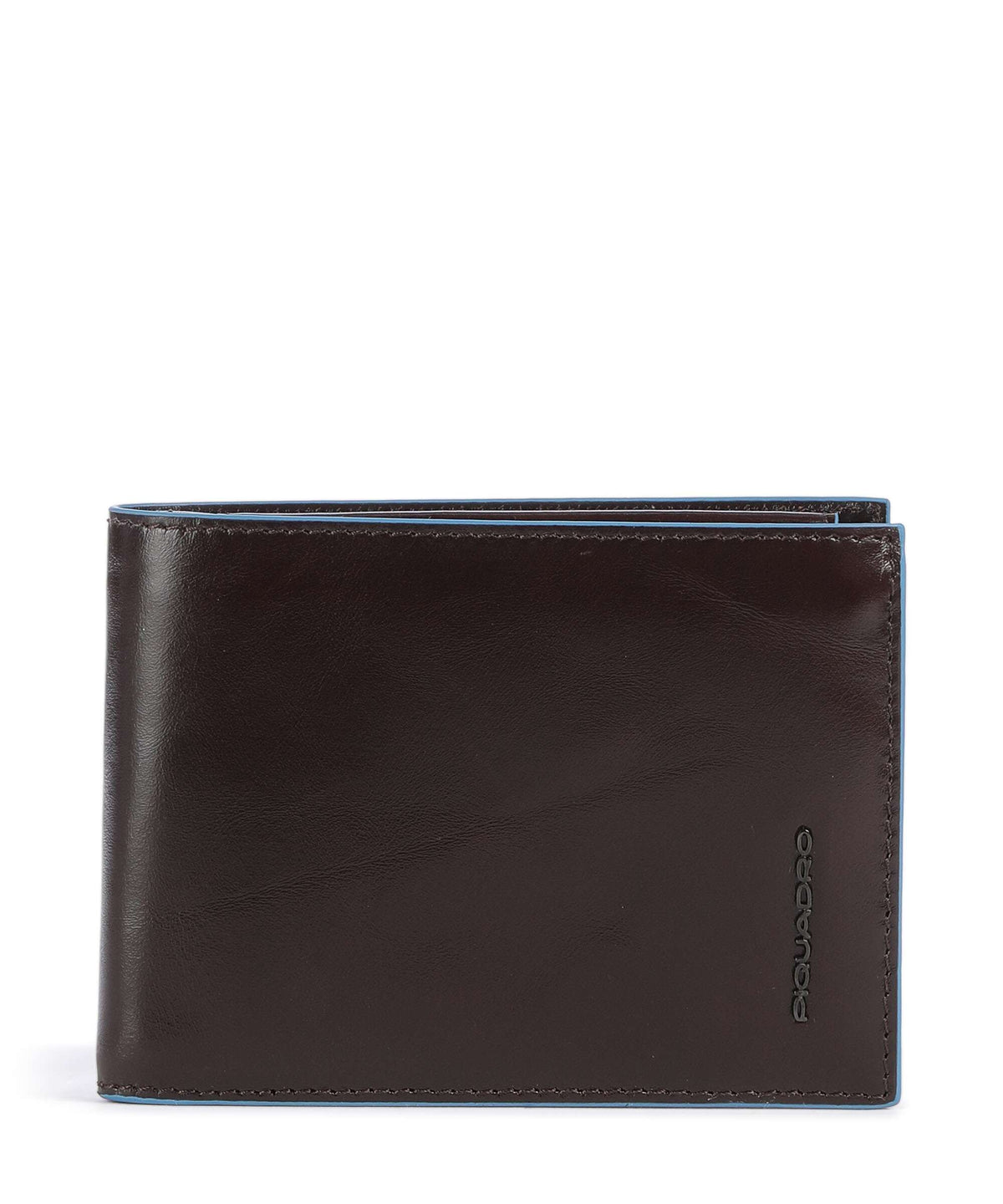 Piquadro Blue Square Wallet mahogany
