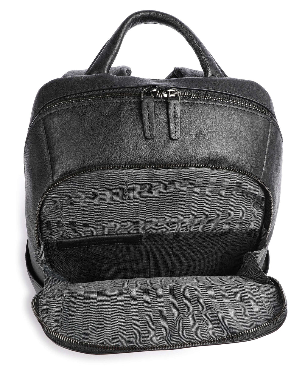 Piquadro Black Square Laptop backpack black