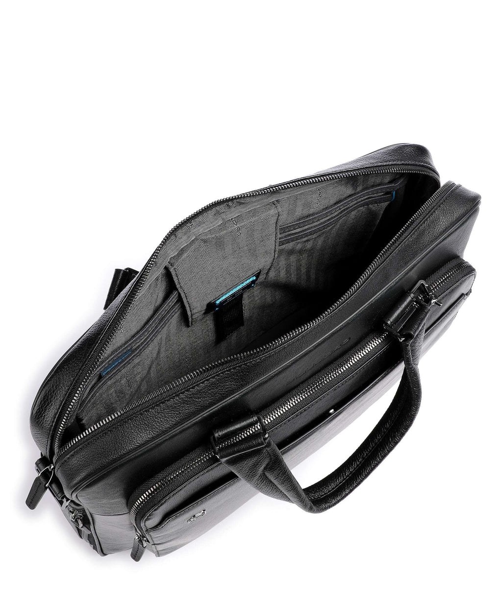 Piquadro Black Square Briefcase black