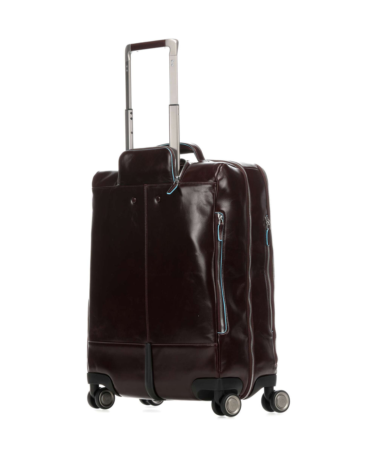 Piquadro Blue Square Spinner (4 wheels) mahogany
