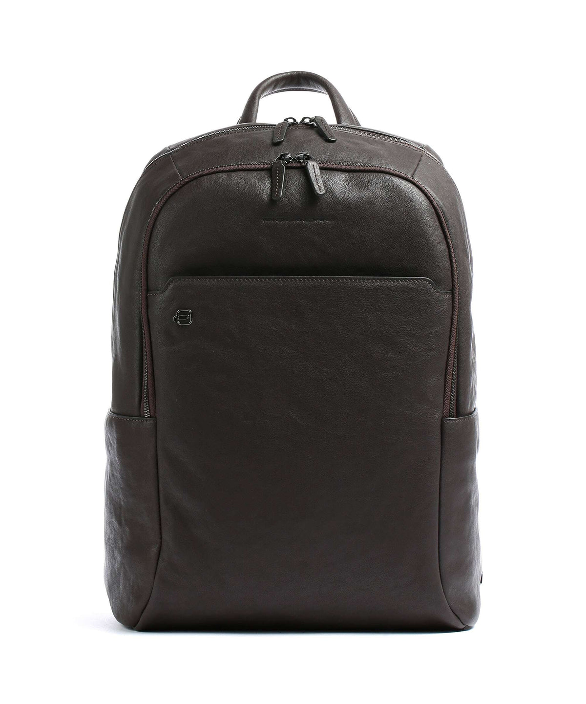 Piquadro Black Square Laptop backpack dark brown