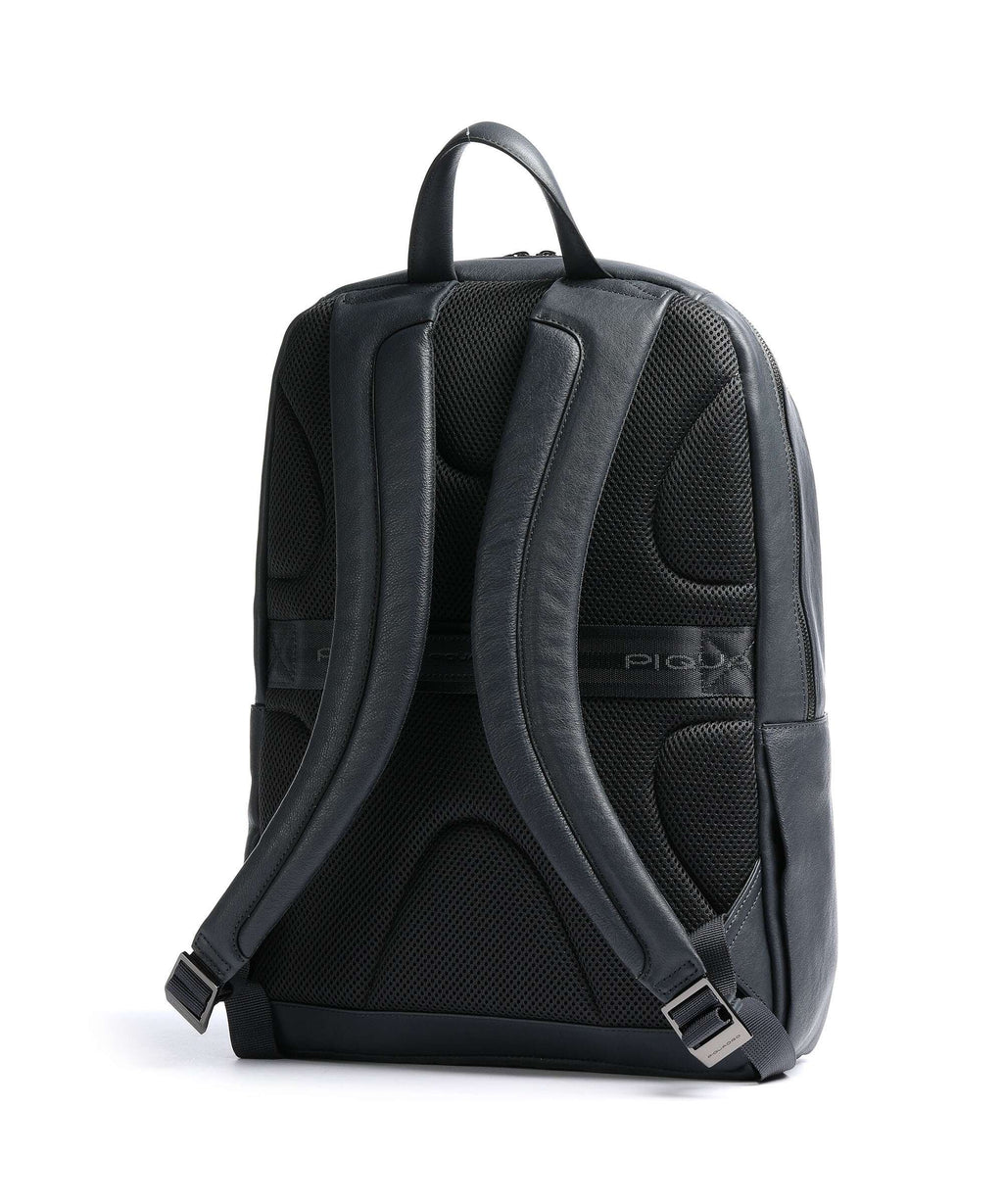 Piquadro Black Square Laptop backpack blue ocean