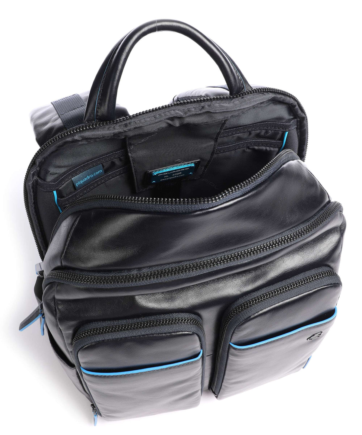 Piquadro Blue Square Revamp Laptop backpack blue