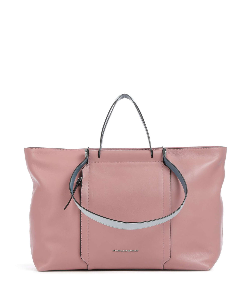 Piquadro Circle Tote bag rosa grigio