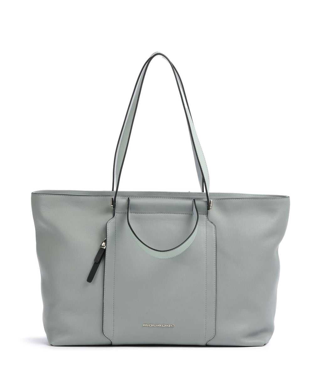Piquadro Circle Tote bag verde menta