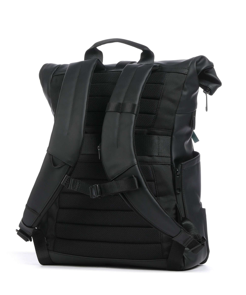 Piquadro Corner 2.0 Rolltop backpack nero