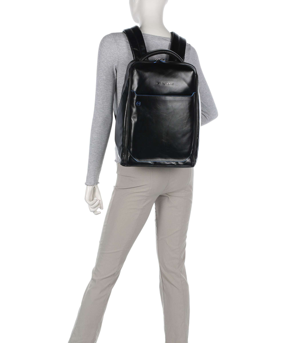 Piquadro Blue Square Backpack nero