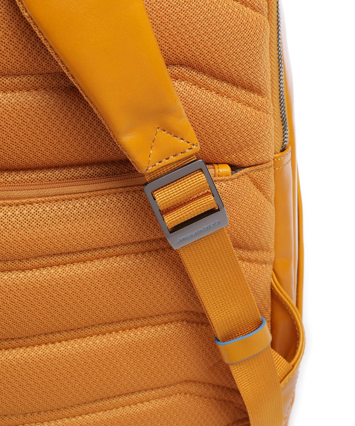Piquadro Blue Square Backpack giallo zafferano