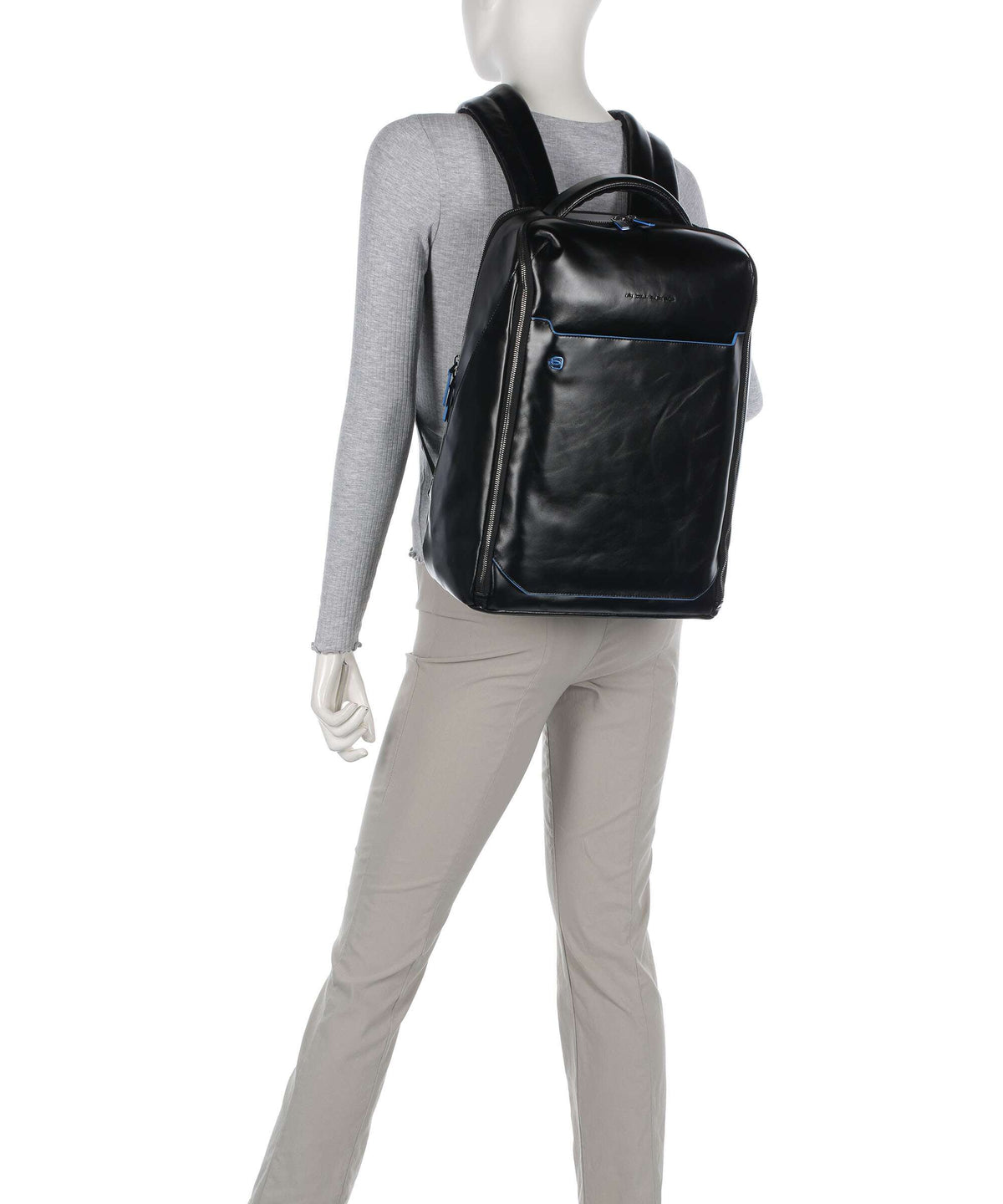 Piquadro Blue Square Backpack nero
