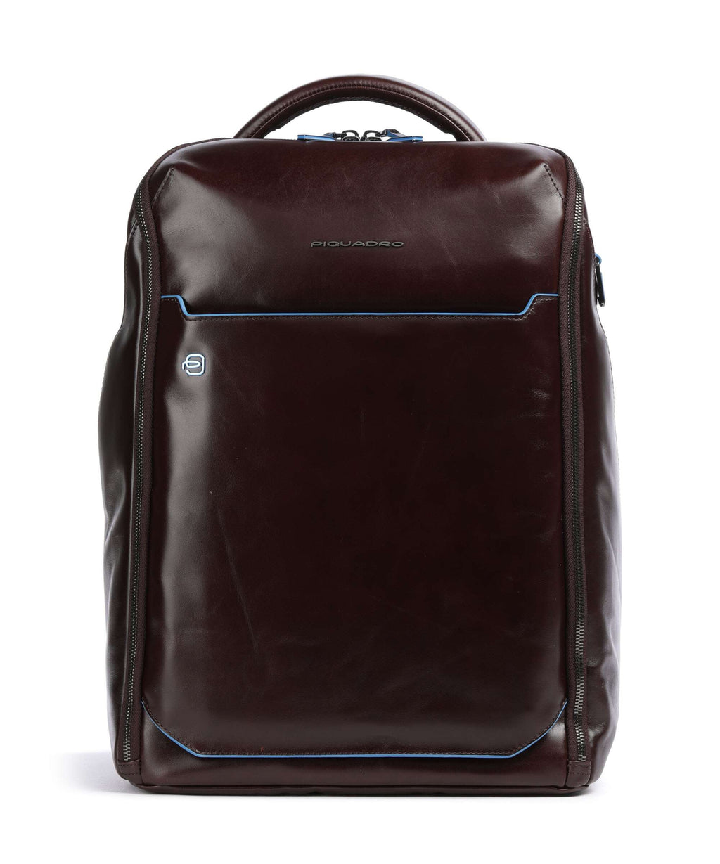 Piquadro Blue Square Backpack mogano