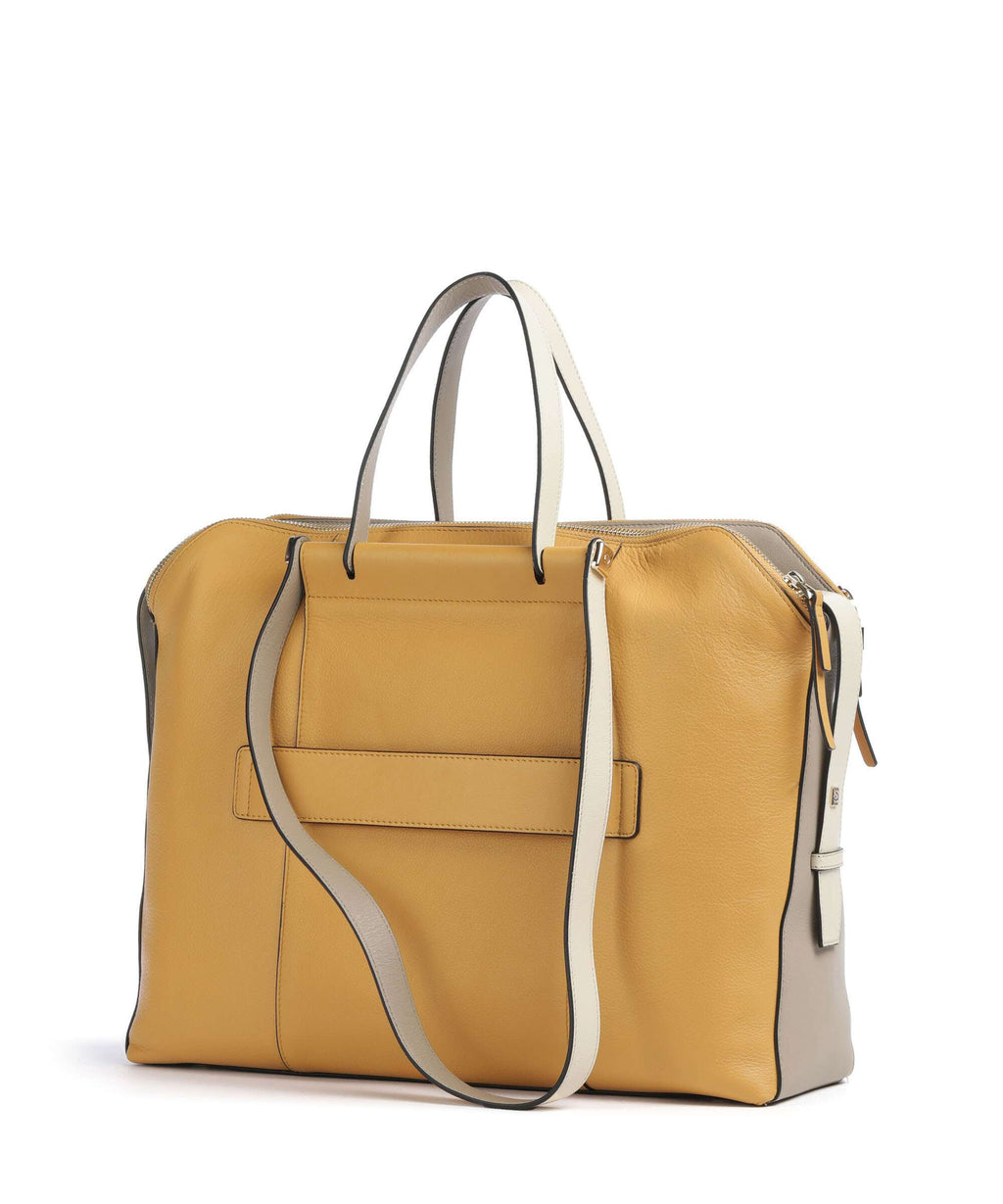 Piquadro Circle Briefcase yellow/beige