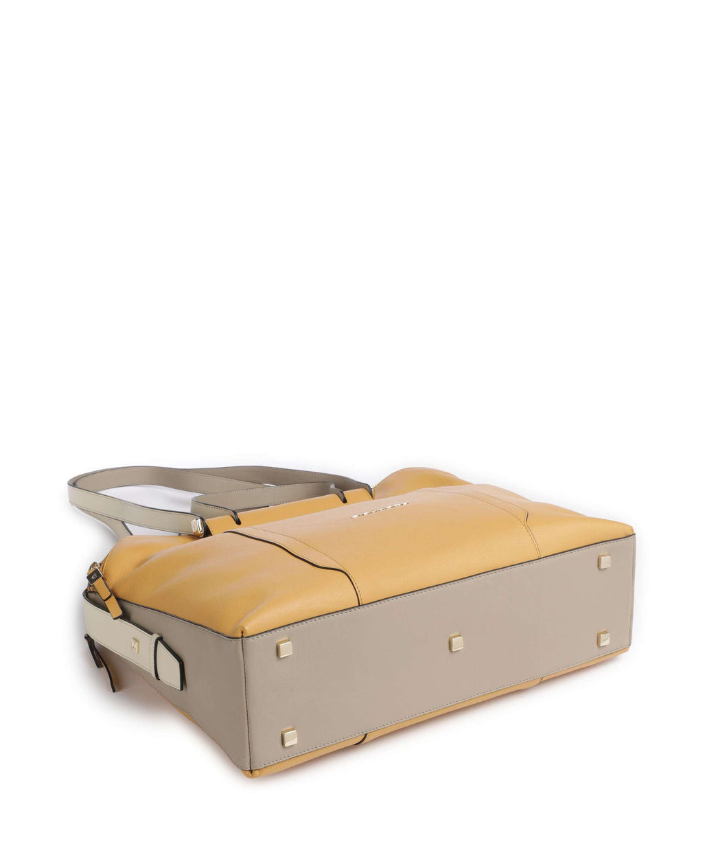 Piquadro Circle Briefcase yellow/beige