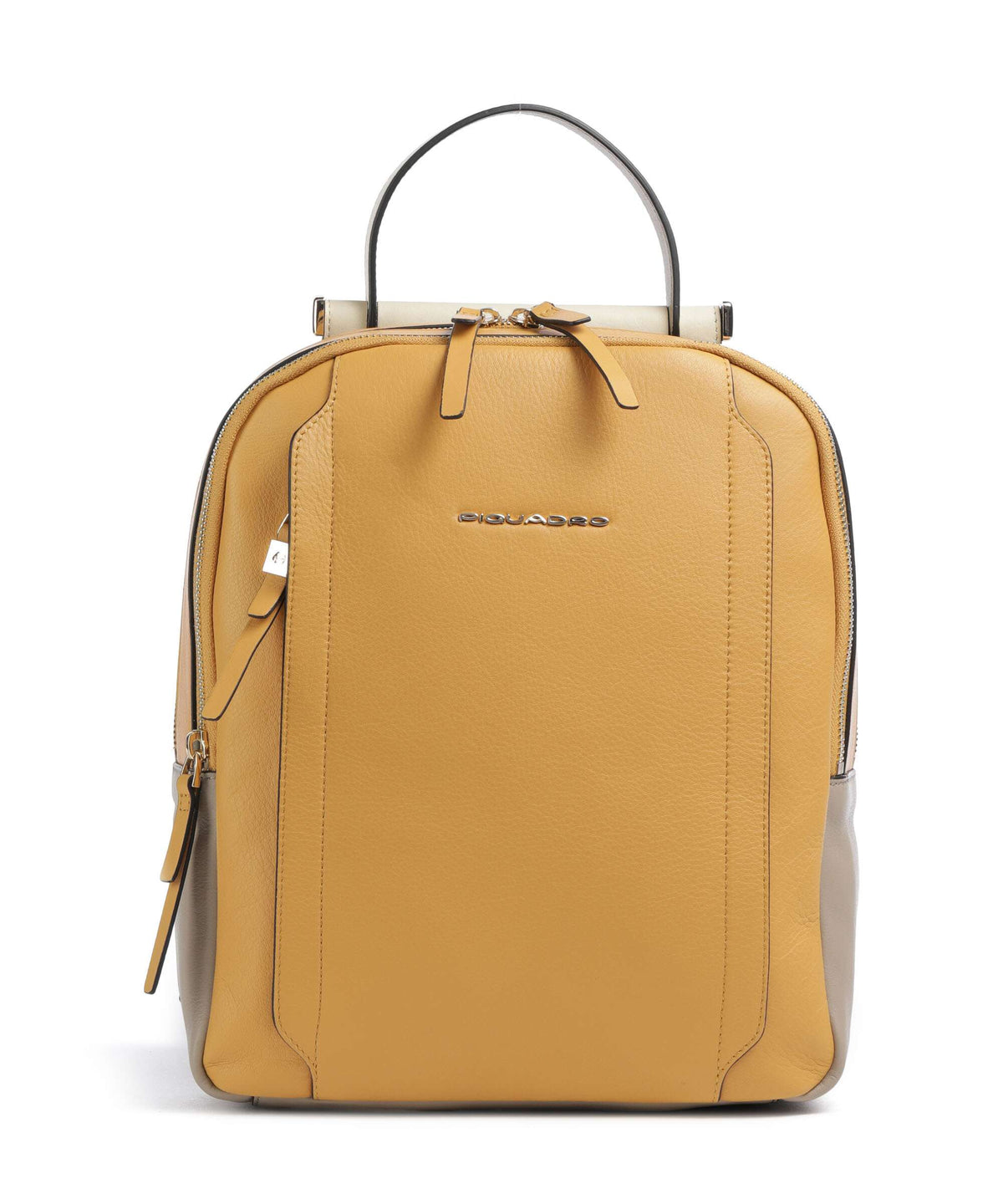 Piquadro Circle Backpack yellow/beige