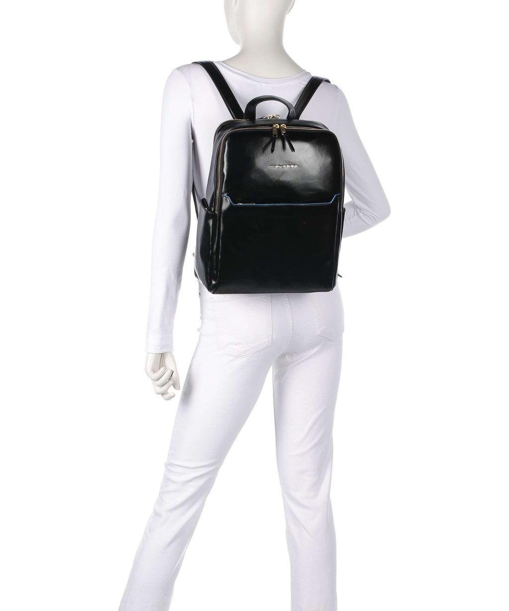 Piquadro Blue Square Backpack black