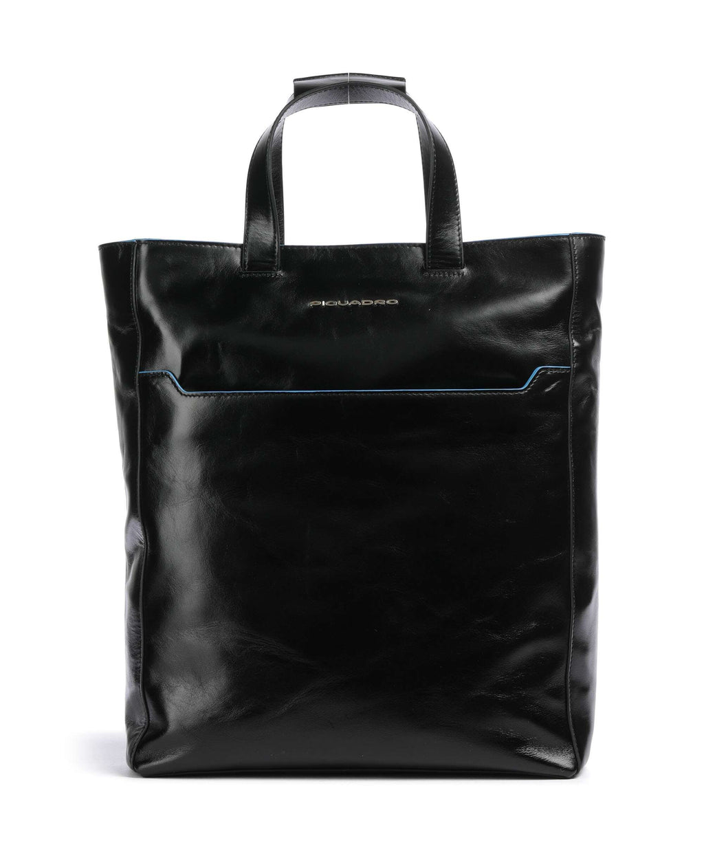 Piquadro Blue Square Hobo bag black
