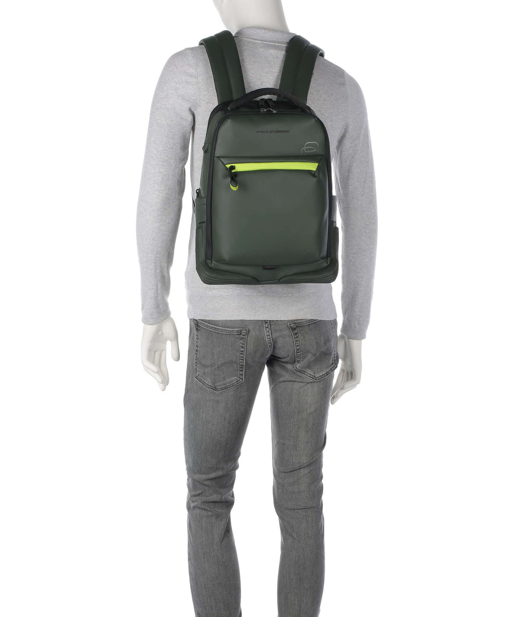 Piquadro Corner Special Backpack green