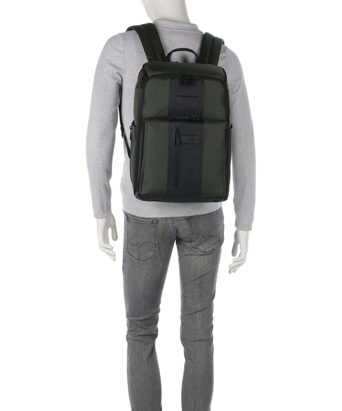 Piquadro Brief Travel backpack green