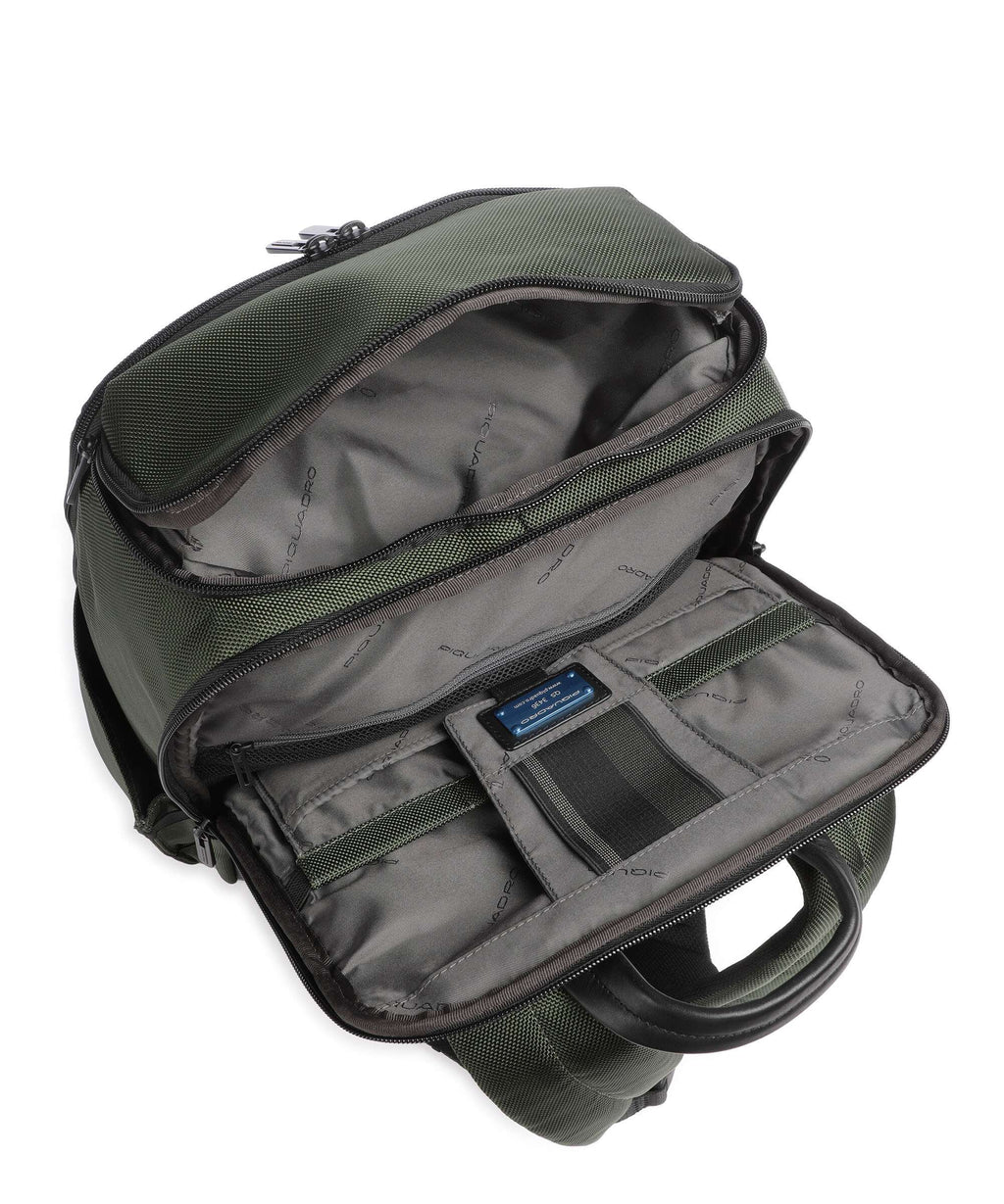 Piquadro Brief Travel backpack green