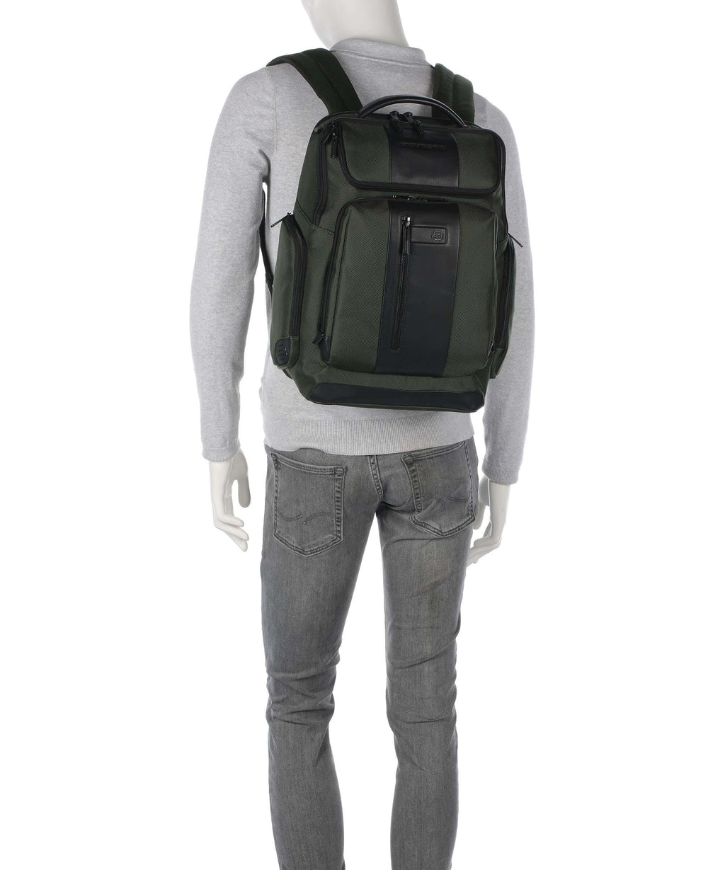 Piquadro Brief 2 Laptop backpack green