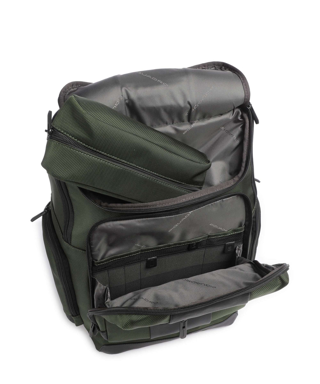 Piquadro Brief 2 Laptop backpack green