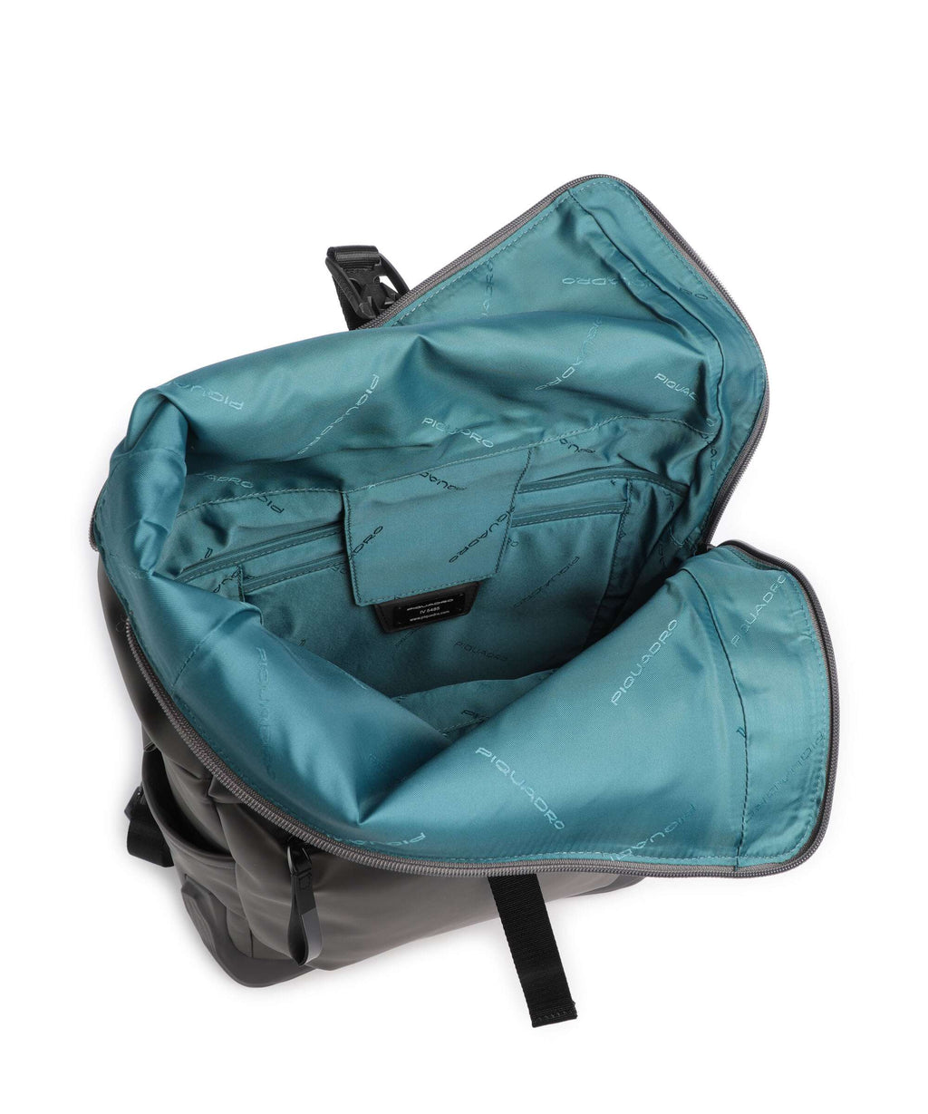 Piquadro Corner 2.0 Rolltop backpack grigio
