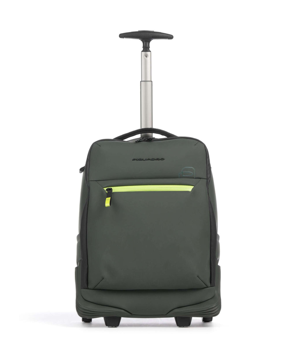 Piquadro C2OW Backpack with wheels verde