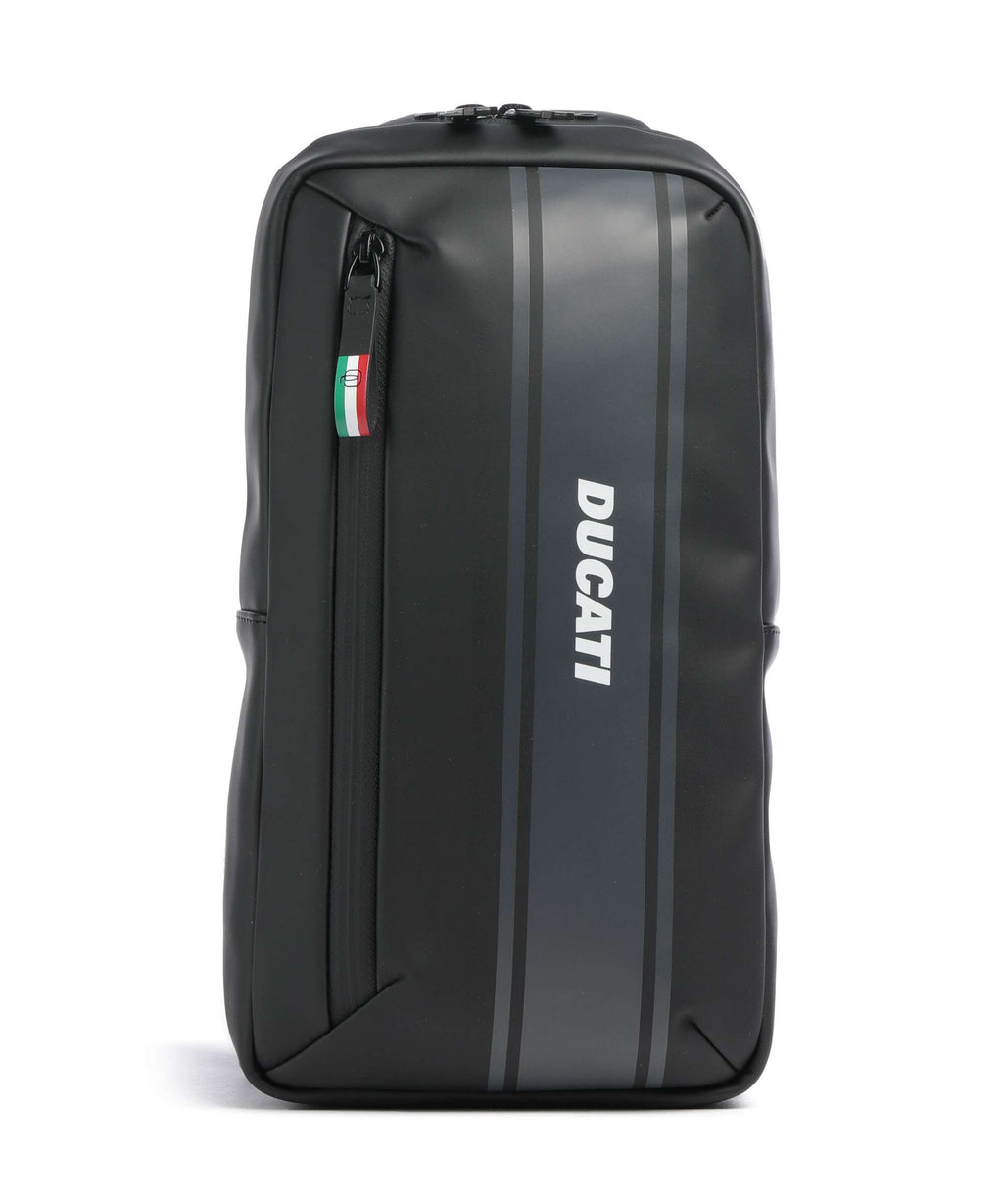 Piquadro Ducati C2OWD Sling bag nero
