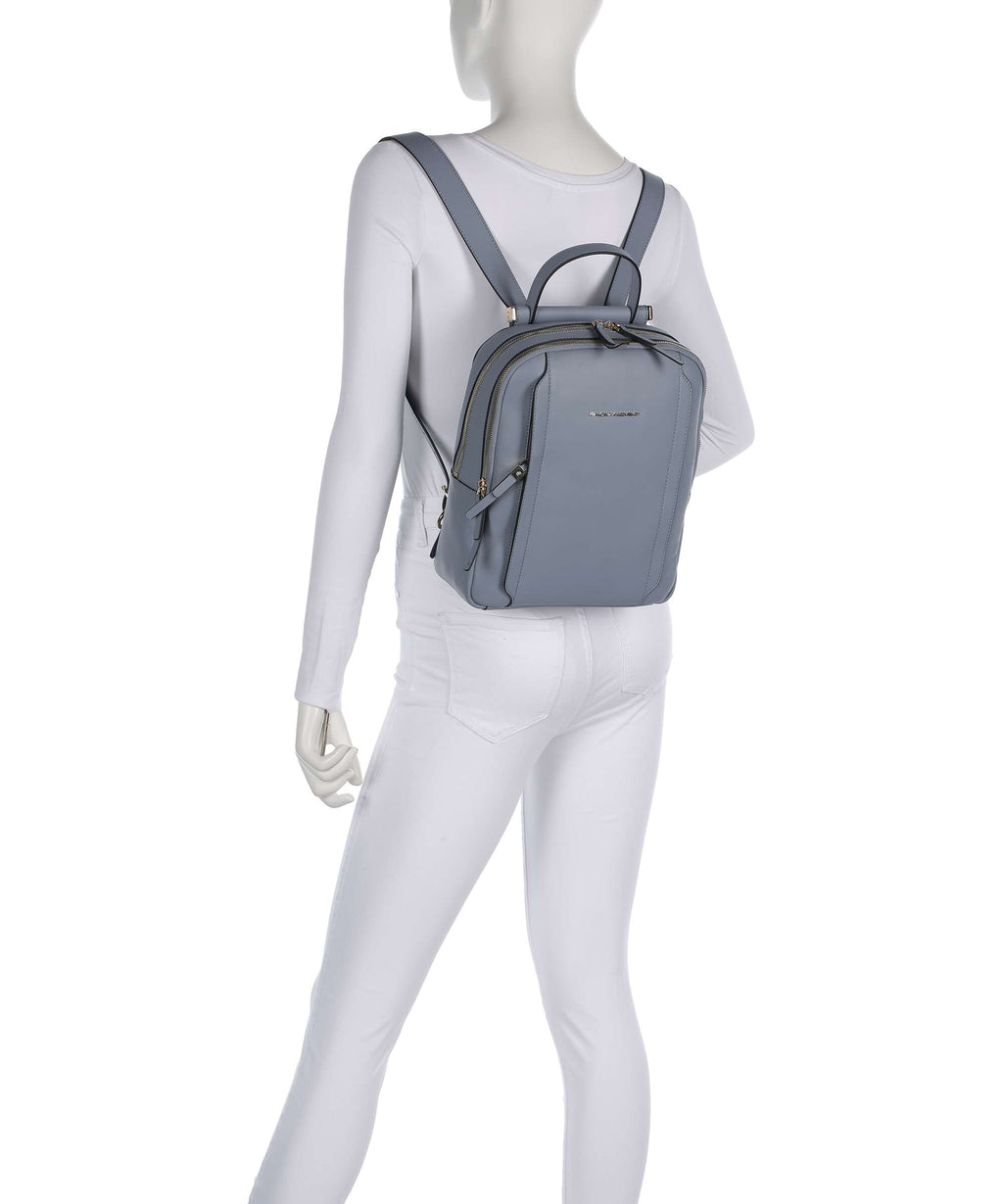 Piquadro Circle Backpack light blue