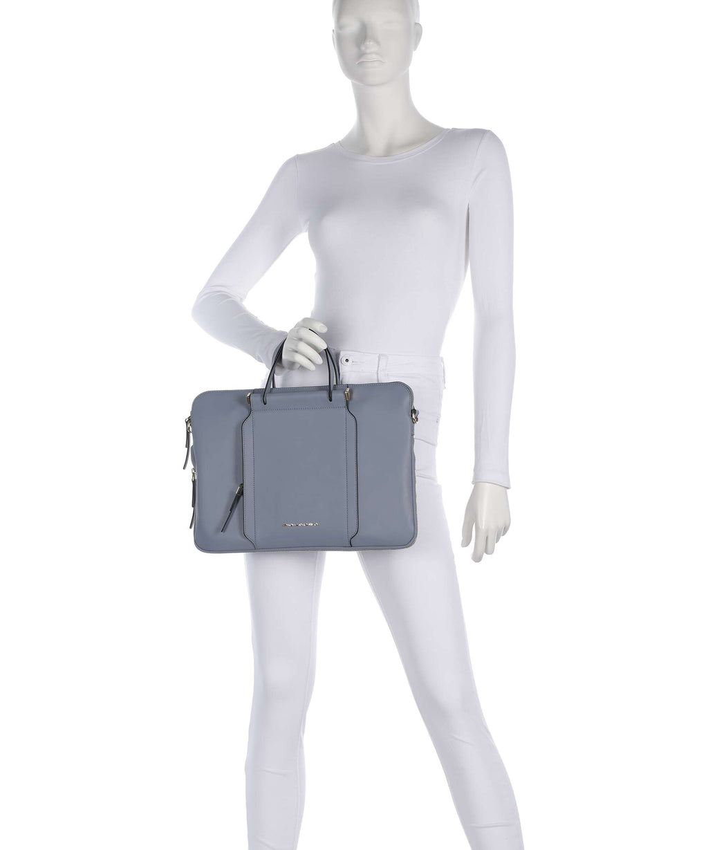 Piquadro Circle Briefcase light blue