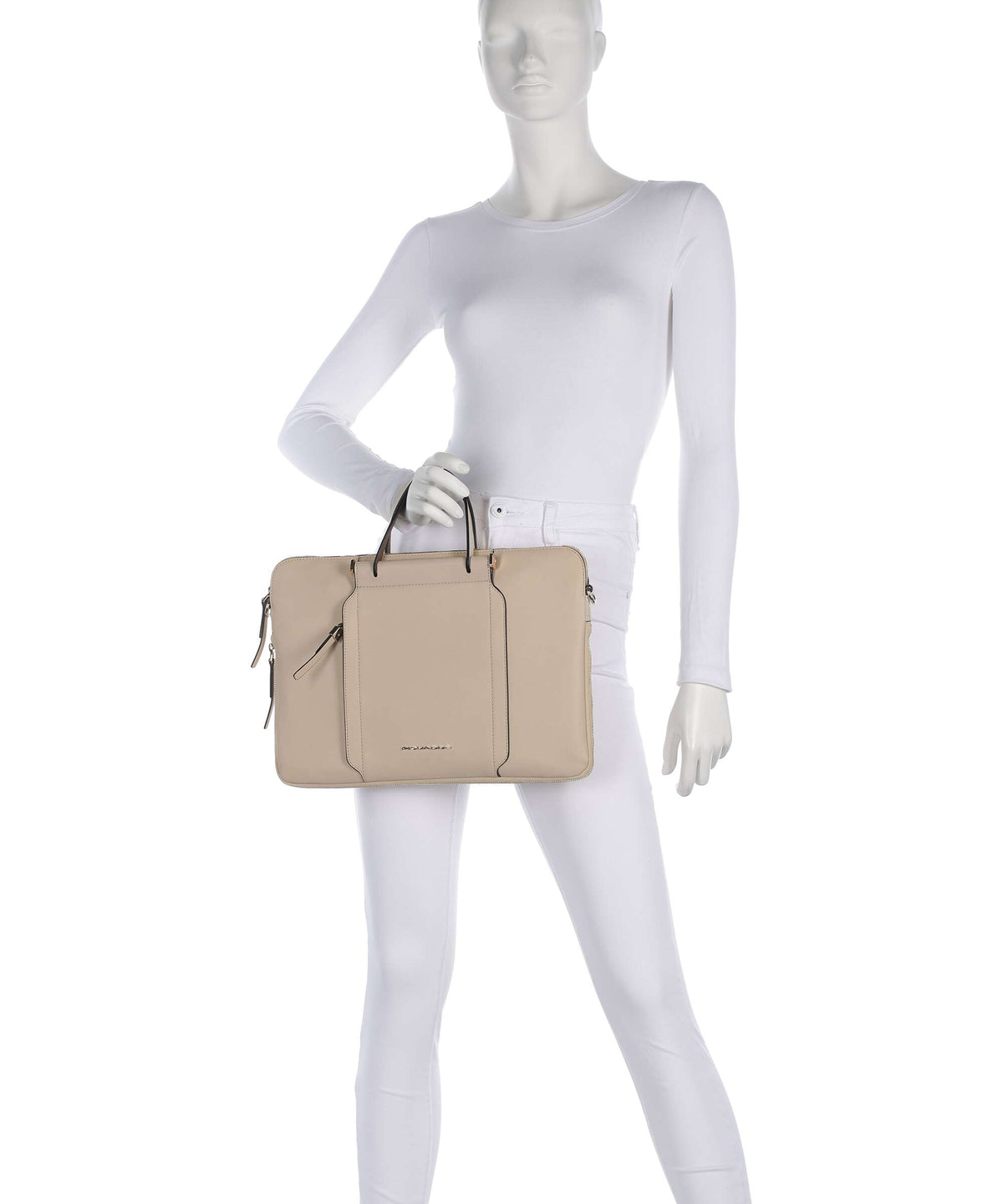 Piquadro Circle Briefcase beige/cuoio
