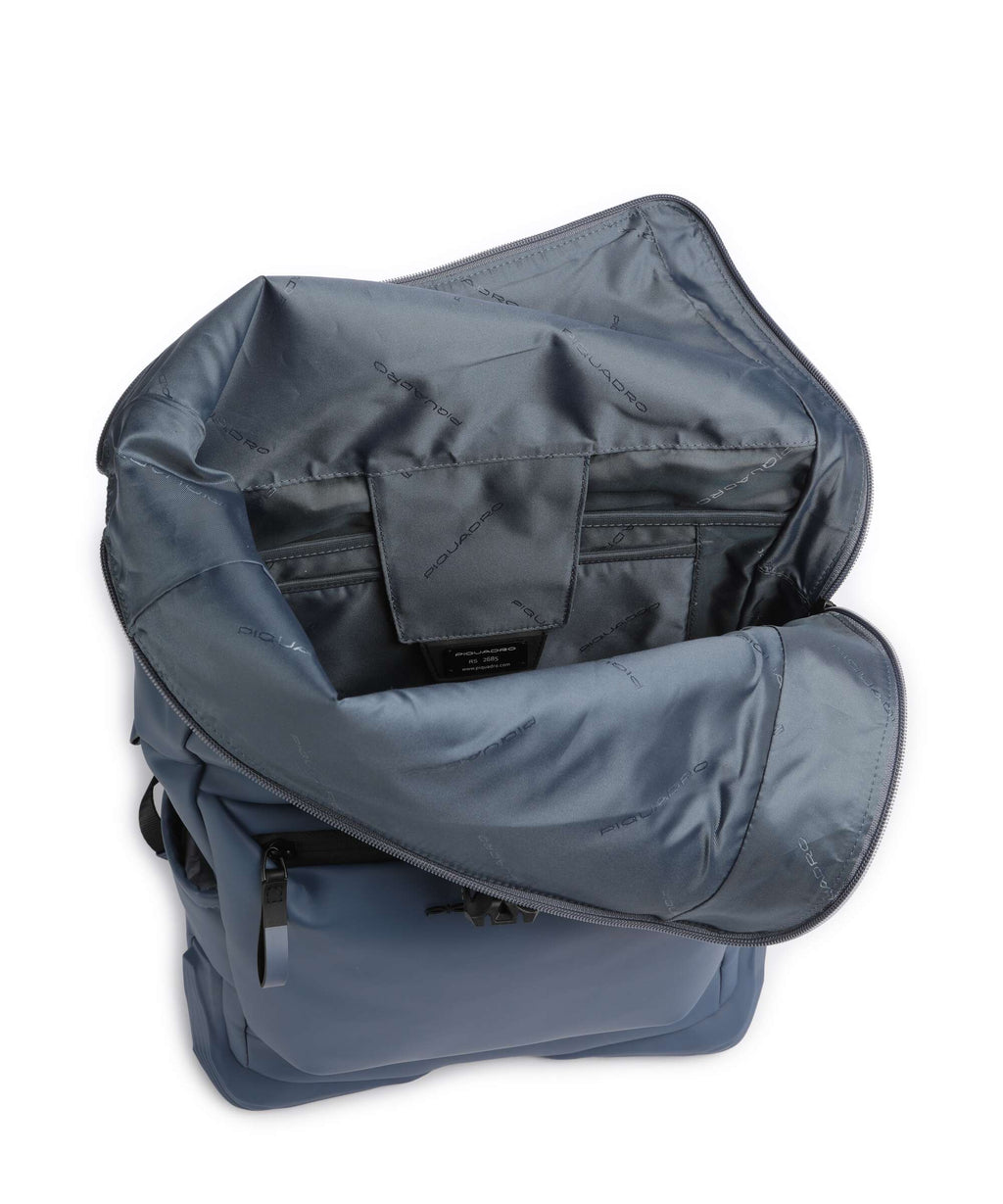 Piquadro Corner Special Rolltop backpack avio