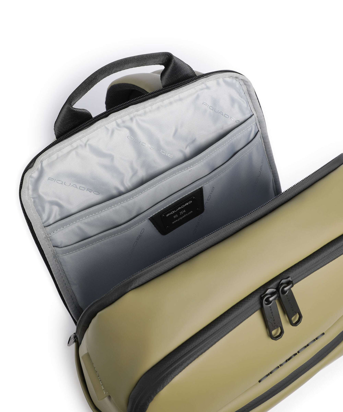 Piquadro Corner 2.0 Backpack light green
