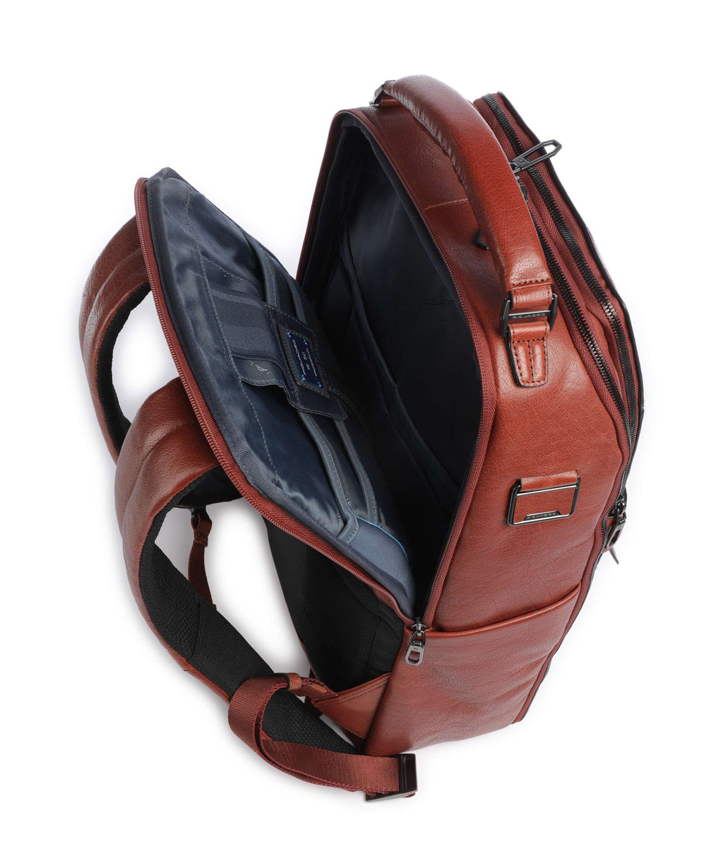Piquadro Solm Laptop backpack cuoio