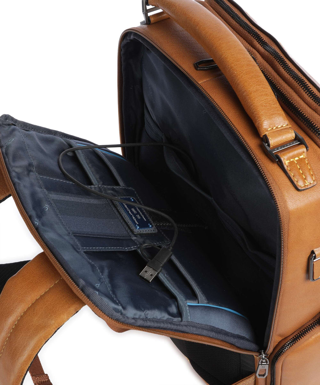 Piquadro Solm Travel backpack beige