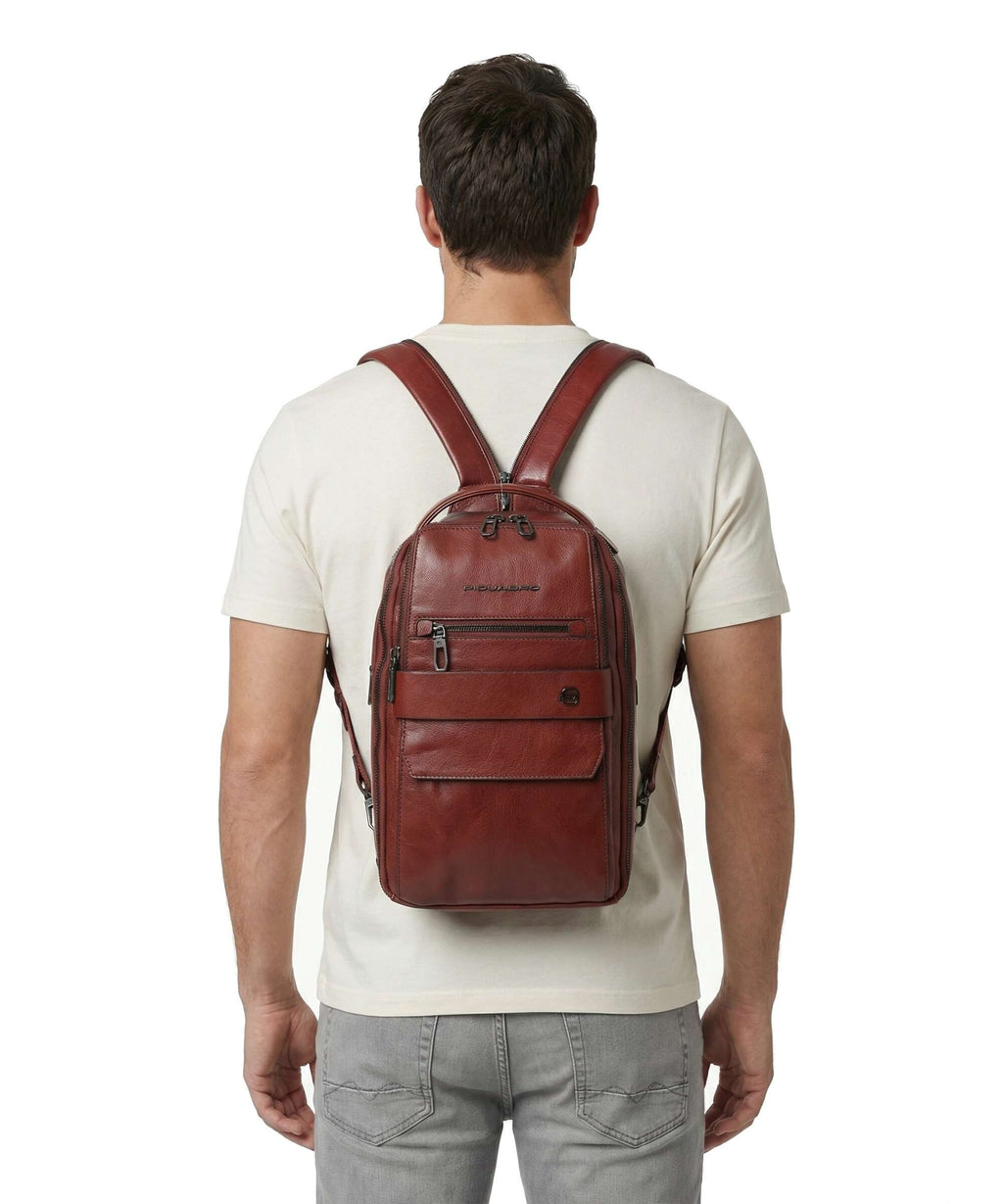 Piquadro Solm Sling bag cuoio