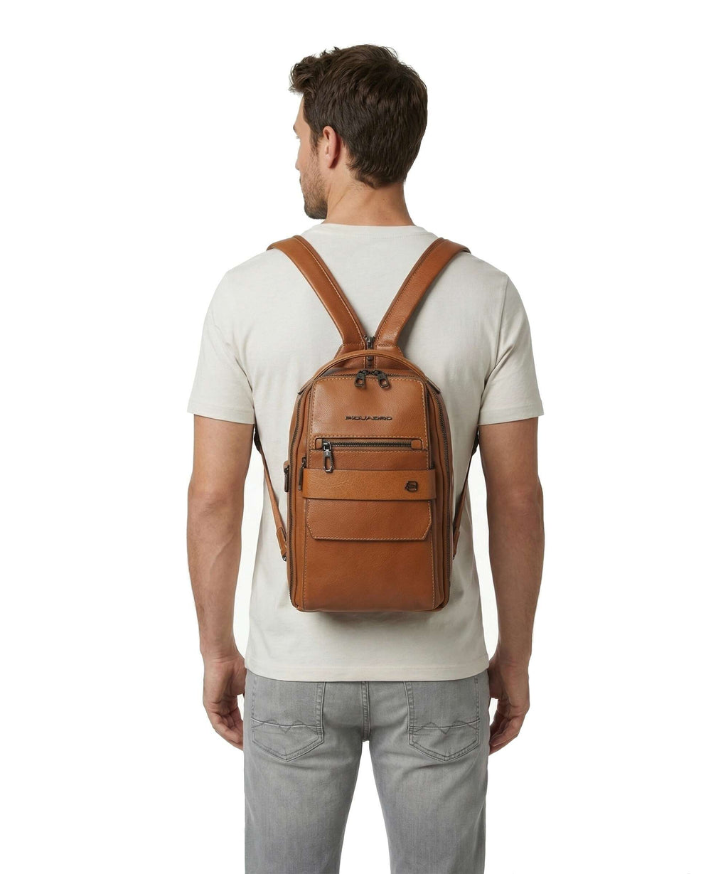 Piquadro Solm Sling bag beige