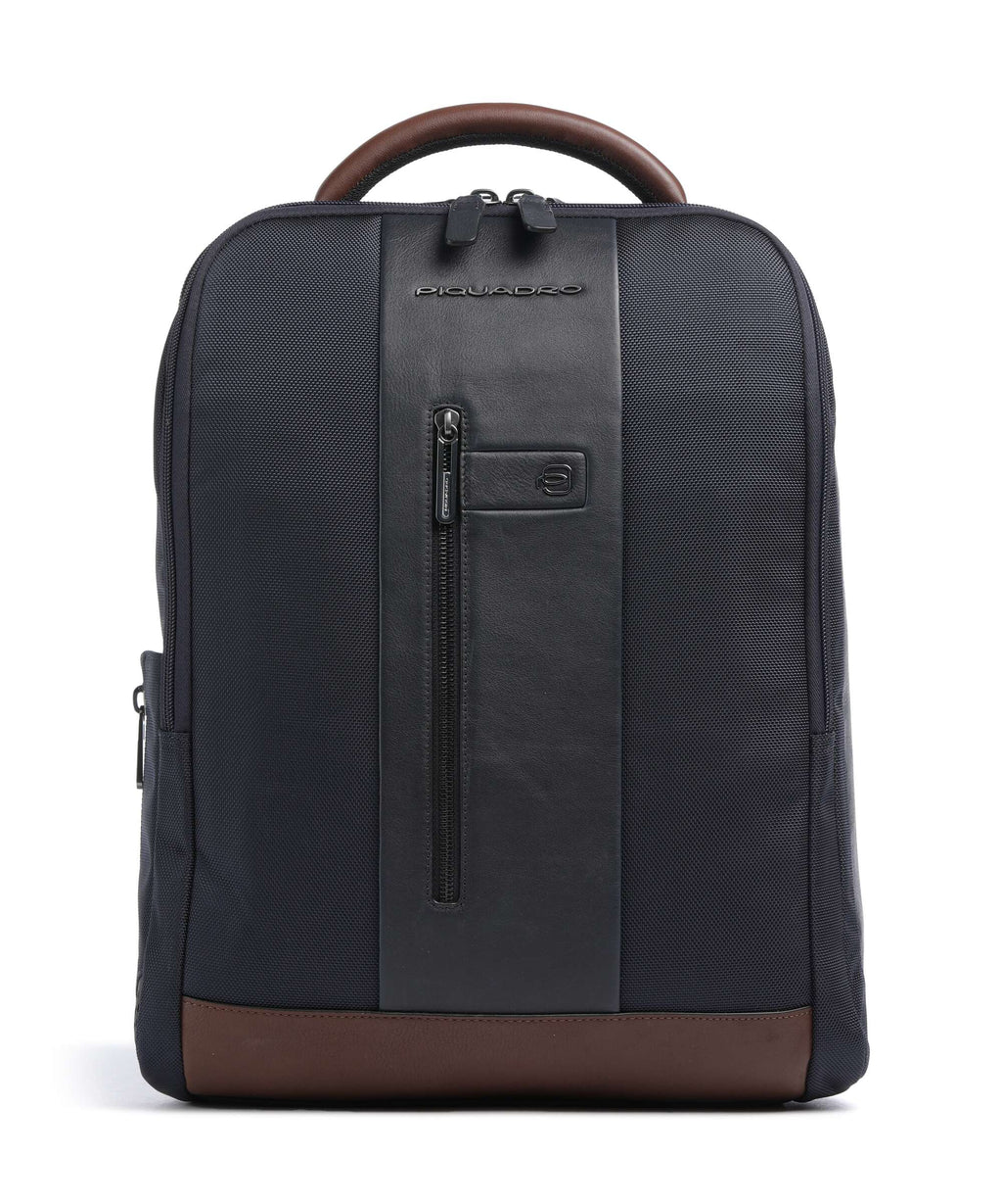 Piquadro Brief 2 Backpack blue/cognac