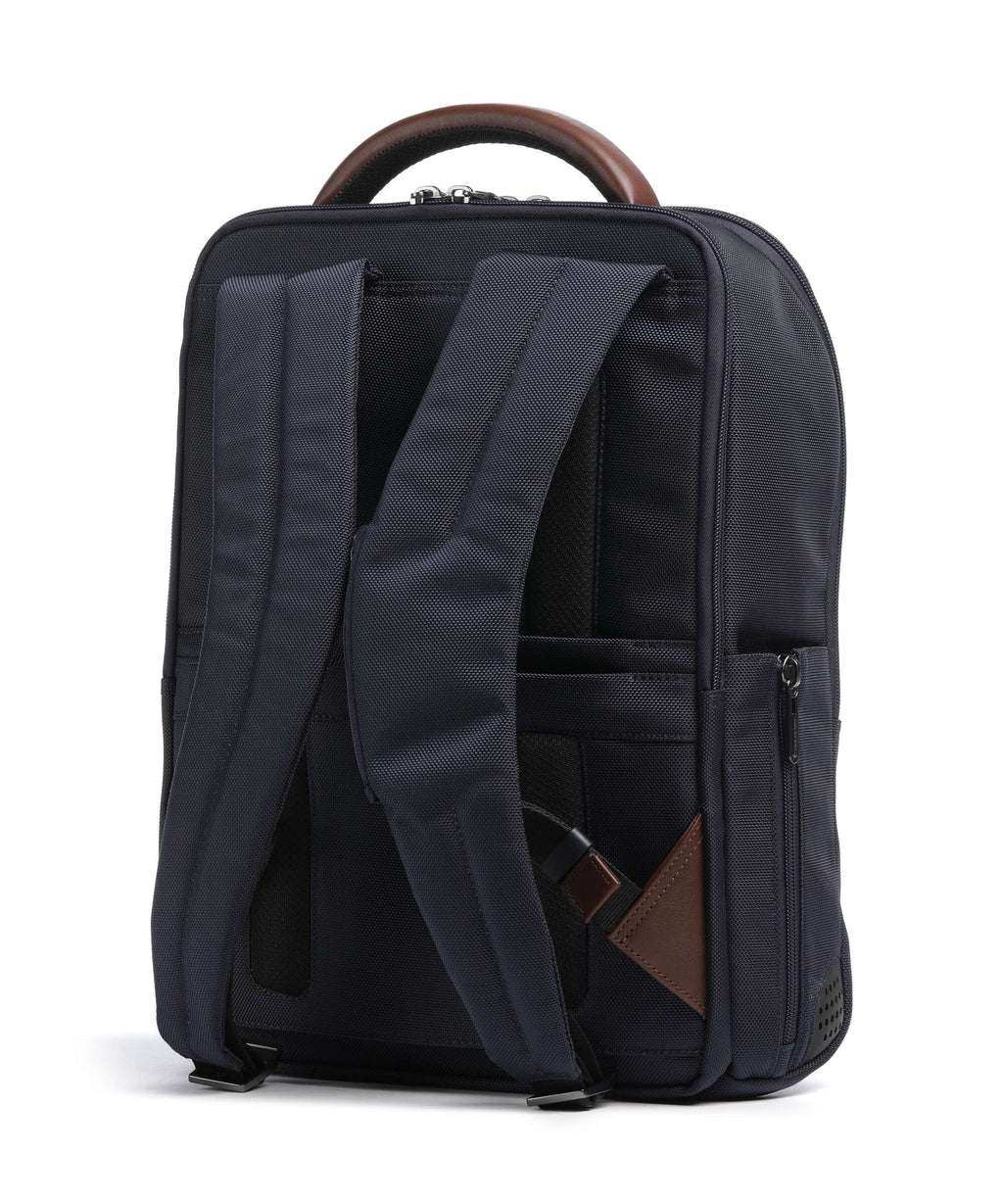 Piquadro Brief 2 Backpack blue/cognac