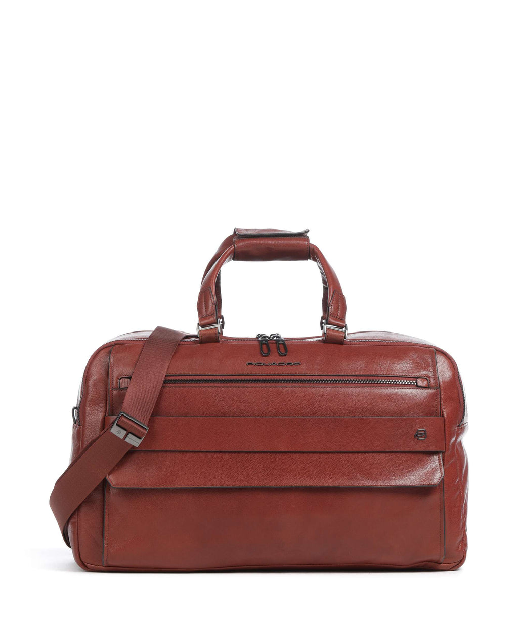 Piquadro Solm Weekend bag cuoio