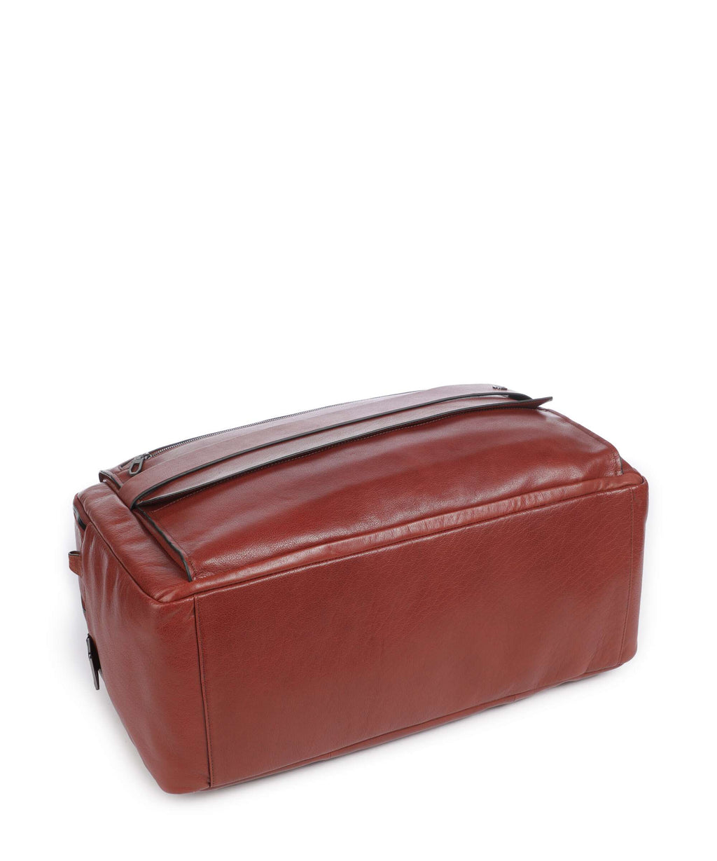 Piquadro Solm Weekend bag cuoio