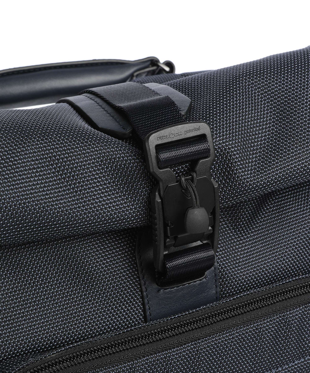 Piquadro Oberon 34 Rolltop backpack blue